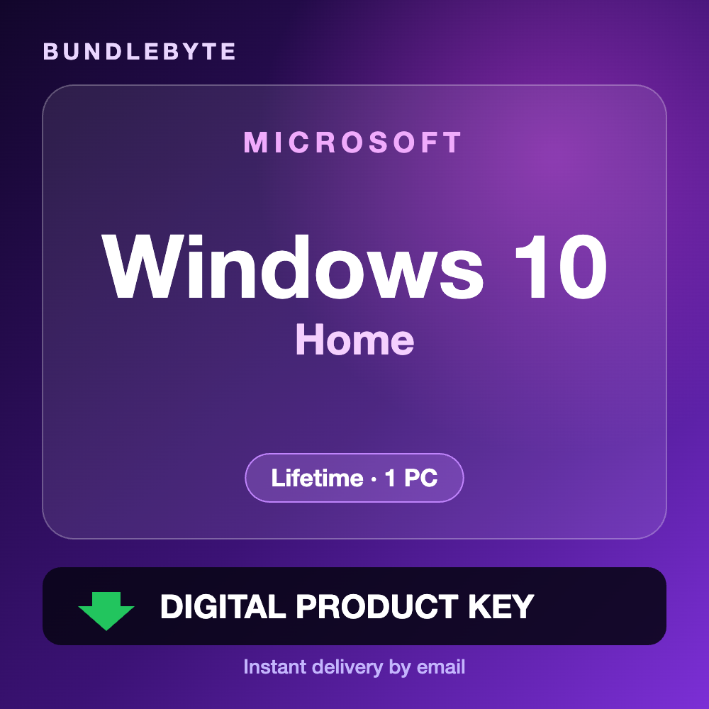 Windows 10 Home 32/64 Bit licence key